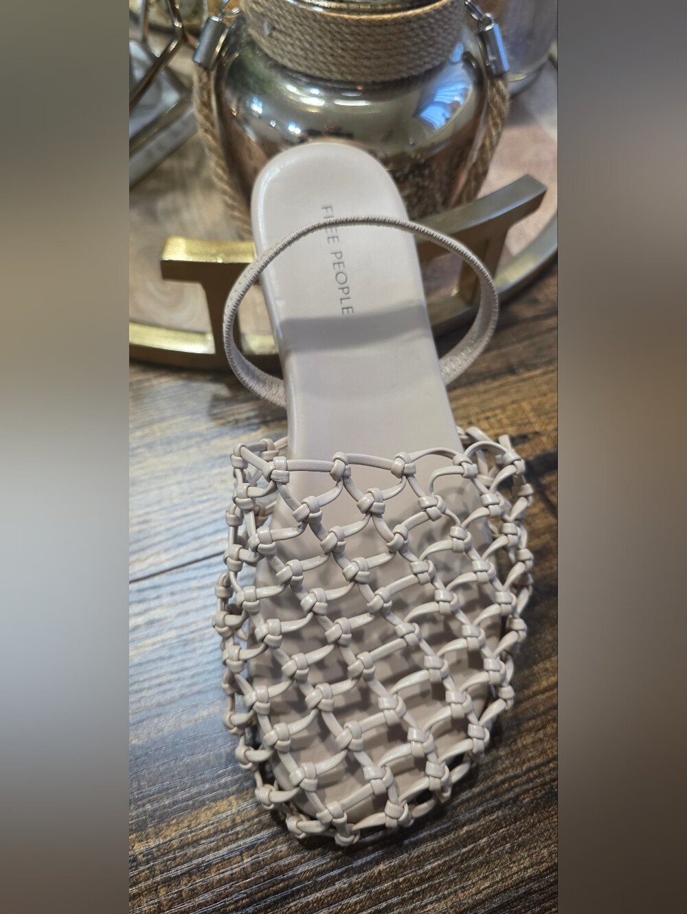 Free People Blushwoven Slingback Flats in Soft Nude - Picture 2 of 6